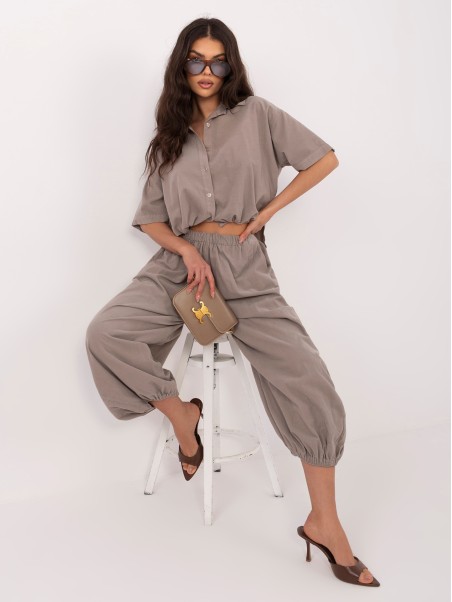 Kelnės-IT-SP-FL10309-1.91-tamsiai smėlio spalvos