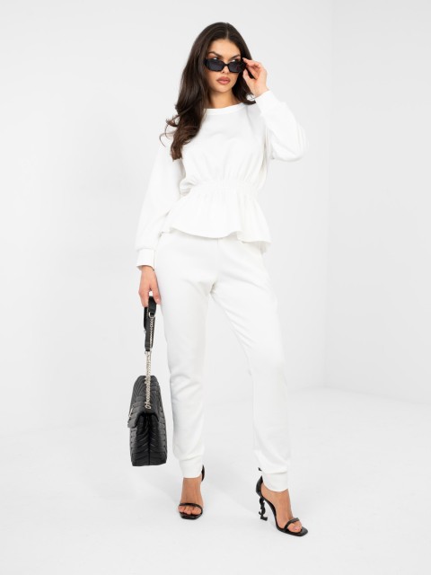 Sportinės kelnės-IT-DR-22239.94-ecru 2