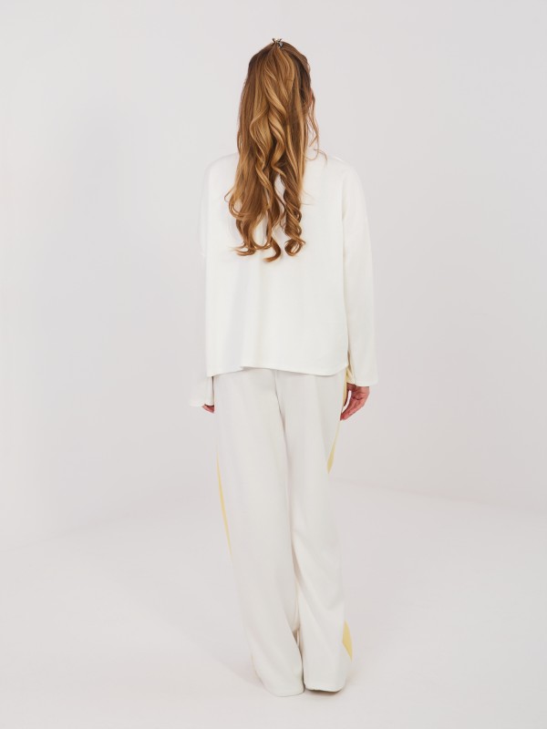 Sportinės kelnės-IT-DR-22220.88-ecru