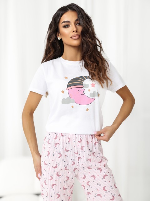 Piżama-CLM-PI-1581.09-różowy 2