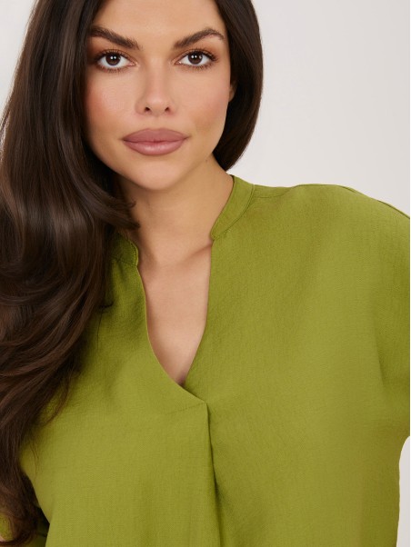 Palaidinė-D60103M11235B3-alyvuogių spalvos