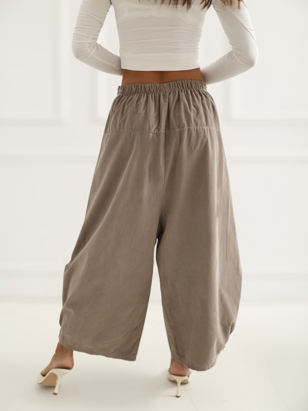 Spodnie-IT-SP-FL9321.95-ciemny bezowy