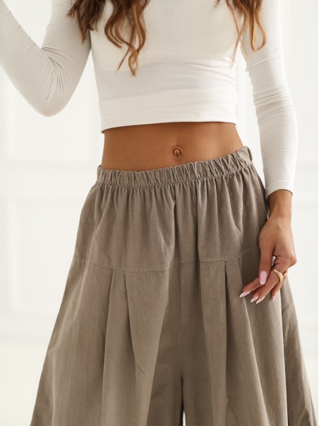 Spodnie-IT-SP-FL9321.95-ciemny bezowy