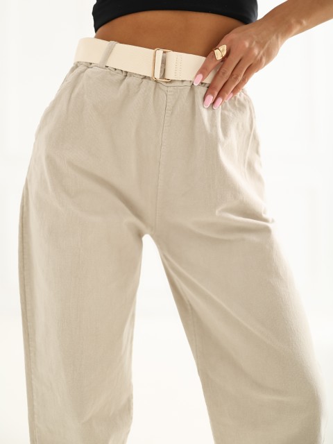 Spodnie-IT-SP-26016.85-beżowy 2