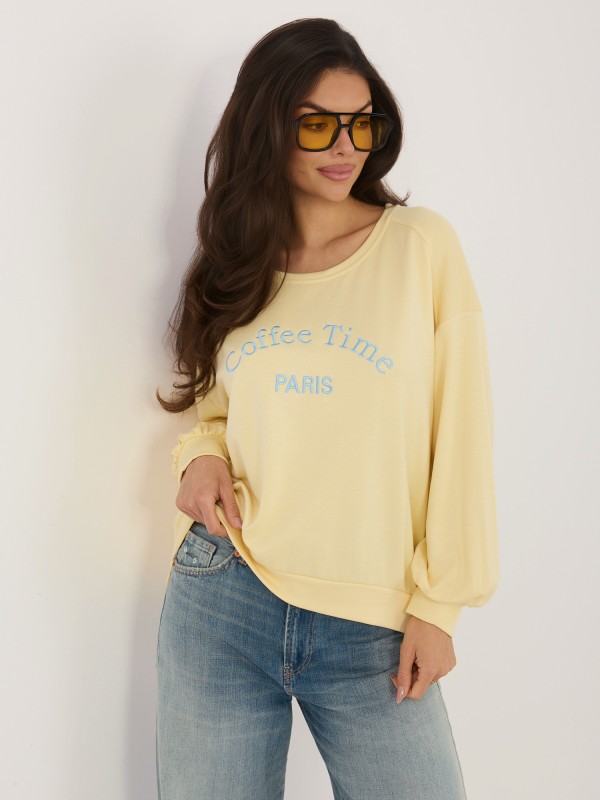 Bluza-RV-BL-A1220.11-jasny żółty