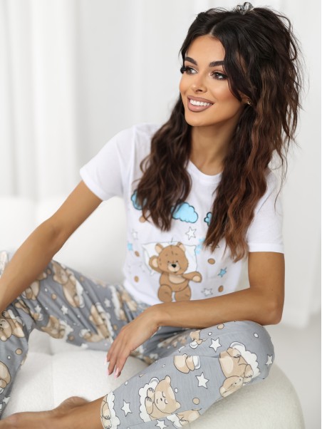 Piżama-CLM-PI-1581.09-szary