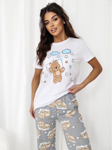 Piżama-CLM-PI-1581.09-szary