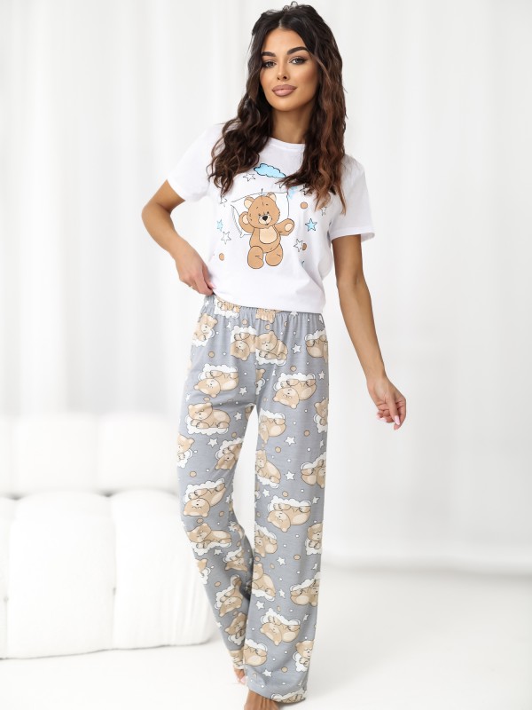 Piżama-CLM-PI-1581.09-szary