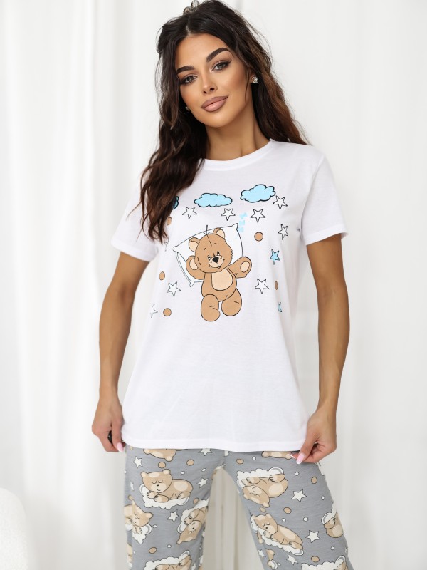 Piżama-CLM-PI-1581.09-szary