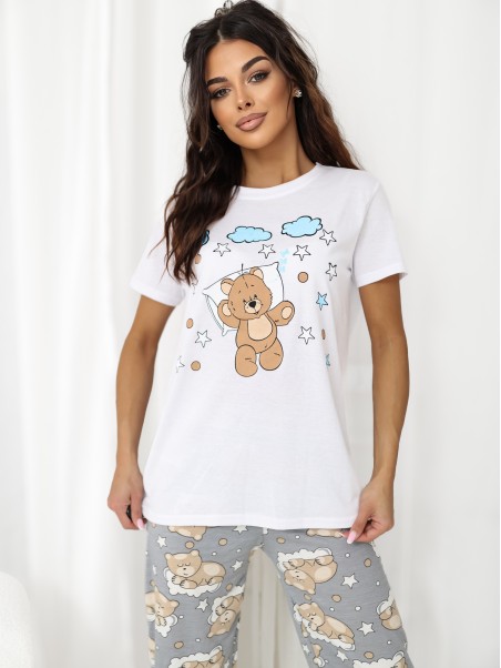 Piżama-CLM-PI-1581.09-szary