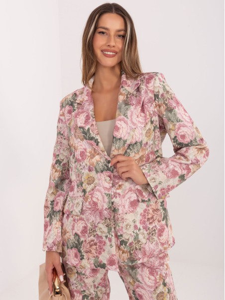 Švarkas-IT-MA-FL8932.60-tamsiai rožinė