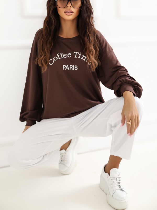 Bluza-RV-BL-A1220.11-ciemny brązowy