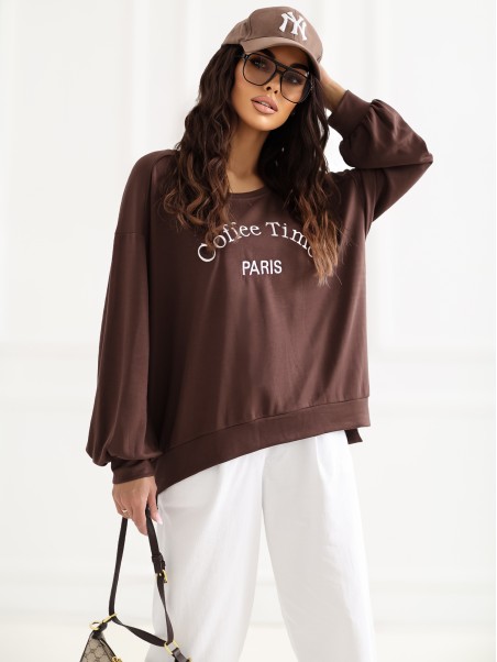 Bluza-RV-BL-A1220.11-ciemny brązowy