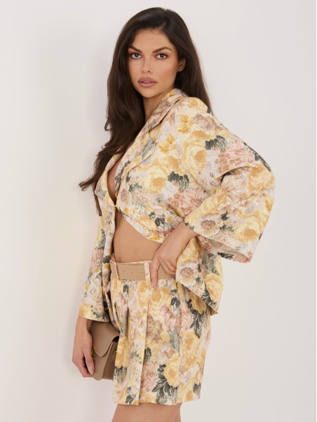 Szorty-IT-SN-FL8757-1.30-żółty