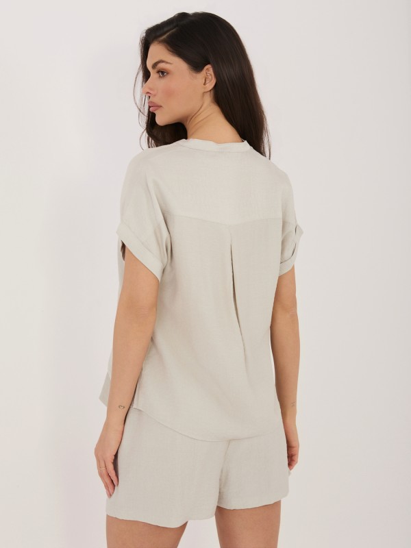 Palaidinė-D60103M11235B2-šviesiai smėlio spalvos