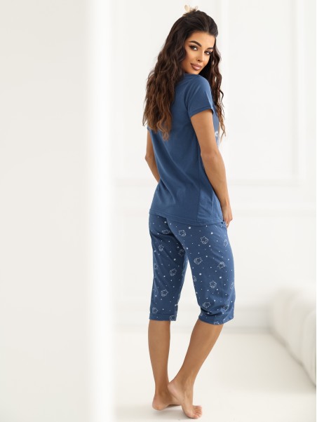 Piżama-DU-PI-FP-301.76-granatowy