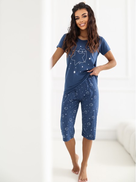 Piżama-DU-PI-FP-301.76-granatowy