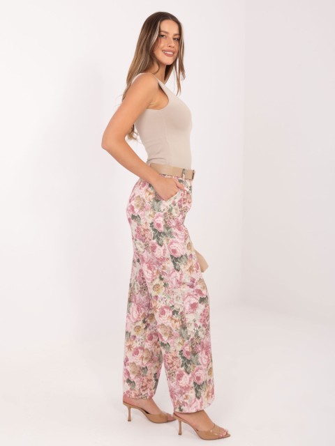 Spodnie-IT-SP-FL10232.21-ciemny różowy 2