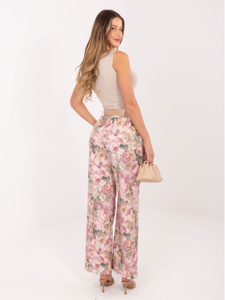 Spodnie-IT-SP-FL10232.21-ciemny różowy