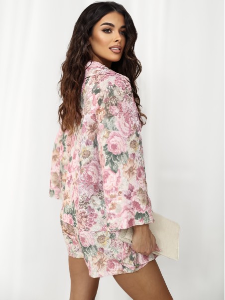 Szorty-IT-SN-FL8757-1.30-ciemny różowy