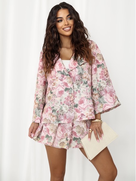 Szorty-IT-SN-FL8757-1.30-ciemny różowy