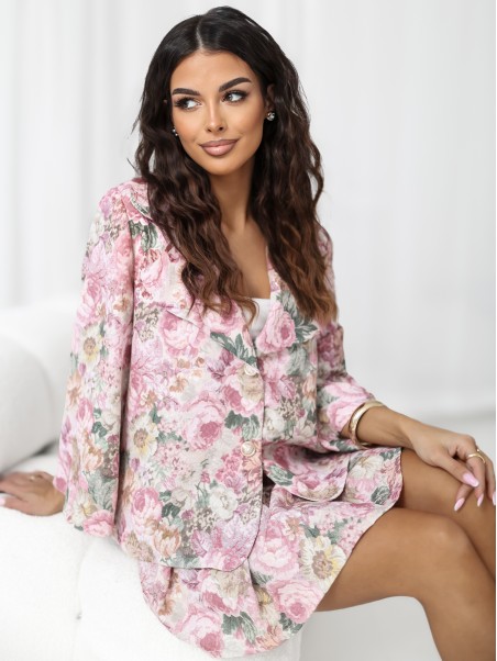 Švarkas-IT-MA-FL10233.84-tamsiai rožinė