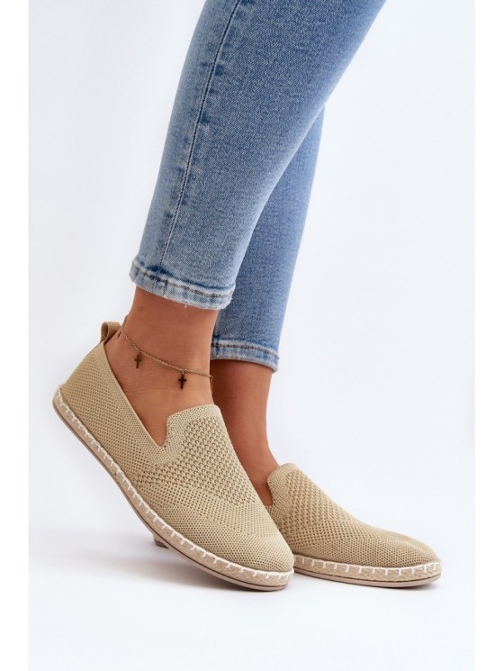 Smėlio spalvos užsegamos espadrilės 2