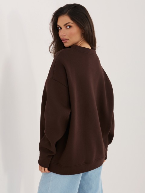 Bluza-RV-BL-A1080.21P-ciemny brązowy