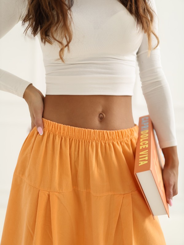 Spodnie-IT-SP-FL9321.95-jasny pomarańczowy