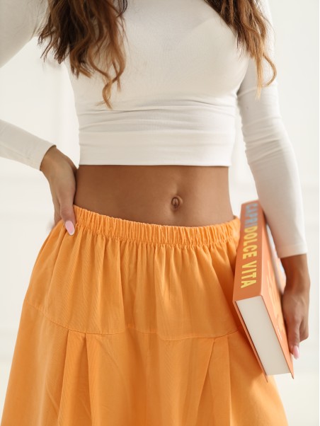 Spodnie-IT-SP-FL9321.95-jasny pomarańczowy