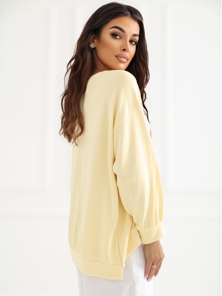 Bluza-RV-BL-A1221.13-jasny żółty