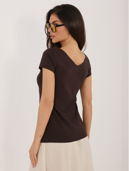 Bluzka-RV-BZ-A1267.08-ciemny brązowy