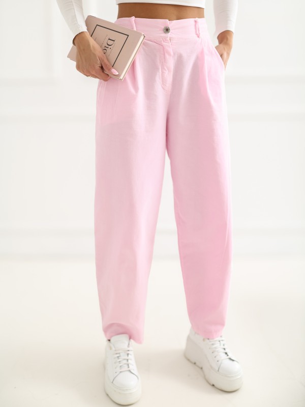 Spodnie-IT-SP-FL8916-1.15-jasny różowy