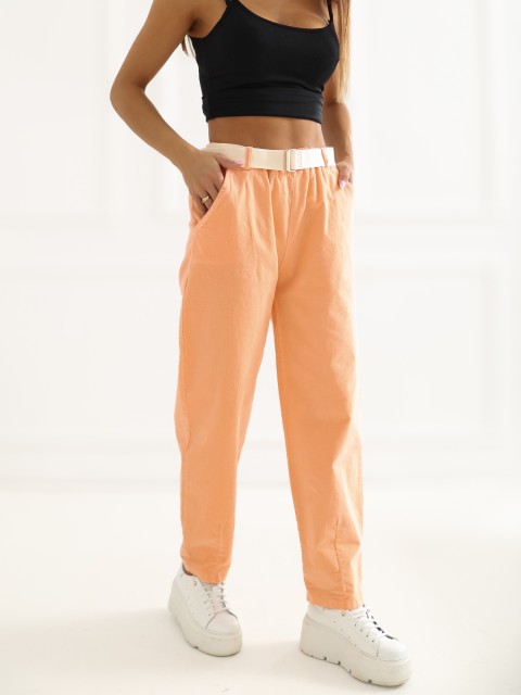 Spodnie-IT-SP-26016.85-jasny pomarańczowy 2