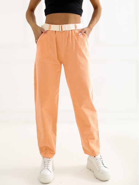 Spodnie-IT-SP-26016.85-jasny pomarańczowy
