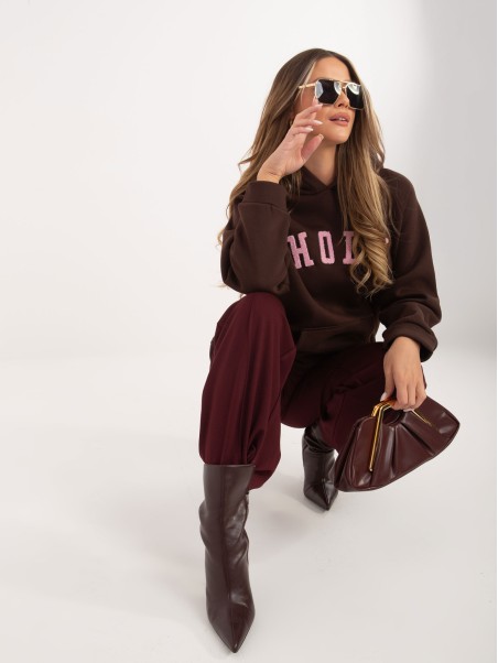 Bluza-RV-BL-A1082.24-ciemny brązowy