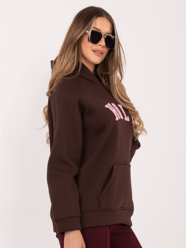 Bluza-RV-BL-A1082.24-ciemny brązowy