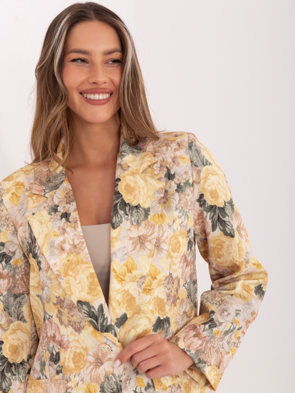 Marynarka-IT-MA-FL8932.60-żółty