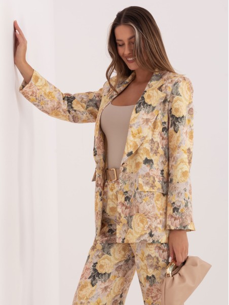 Marynarka-IT-MA-FL8932.60-żółty