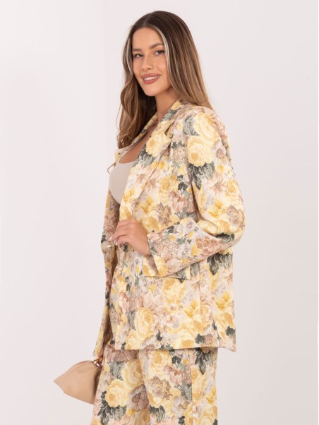 Marynarka-IT-MA-FL8932.60-żółty