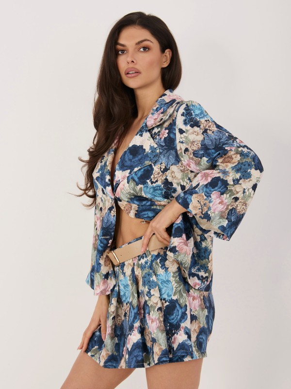 Szorty-IT-SN-FL8757-1.30-ciemny niebieski