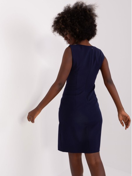 Suknelė-LK-SK-509284-2.03X-tamsiai mėlyna