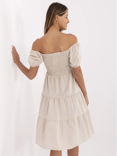 Suknelė-MI-SK-A2561.89-smėlinė