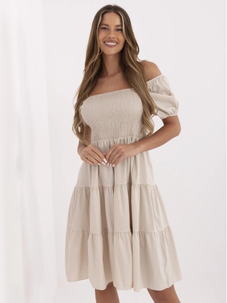 Suknelė-MI-SK-A2561.89-smėlinė