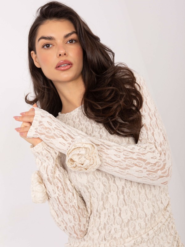 Suknelė-IT-SK-9913.30-šviesiai smėlio spalvos