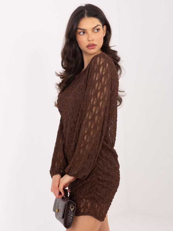 Suknelė-IT-SK-9975.99-ruda