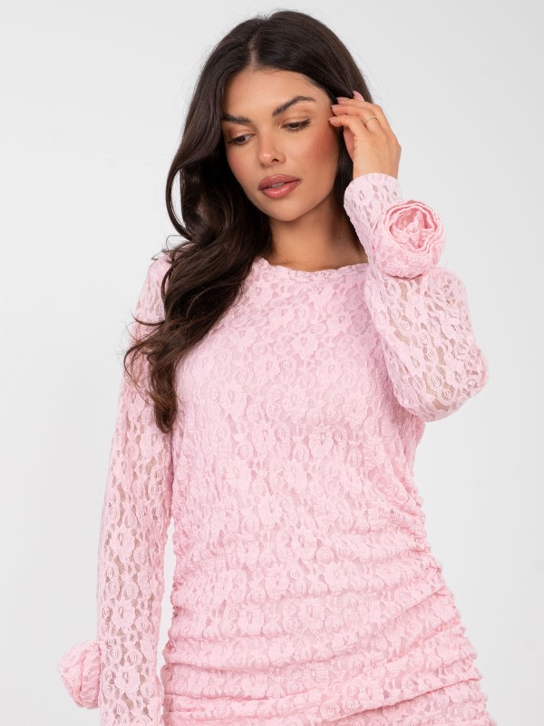 Suknelė-IT-SK-9913.30-šviesiai rožinė