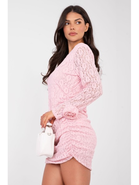 Suknelė-IT-SK-9913.30-šviesiai rožinė