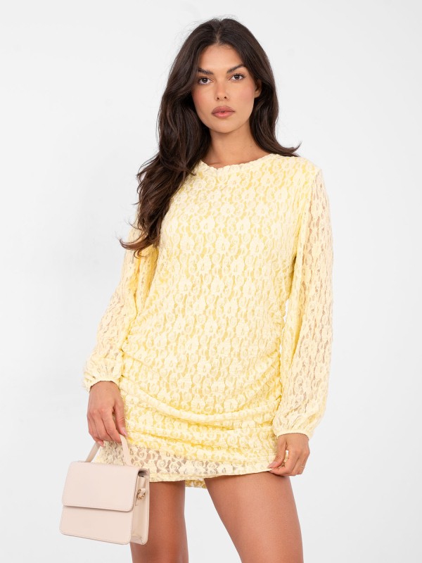 Suknelė-IT-SK-9975.99-šviesiai geltona