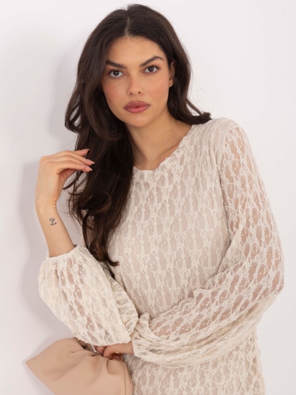 Suknelė-IT-SK-9975.99-šviesiai smėlio spalvos